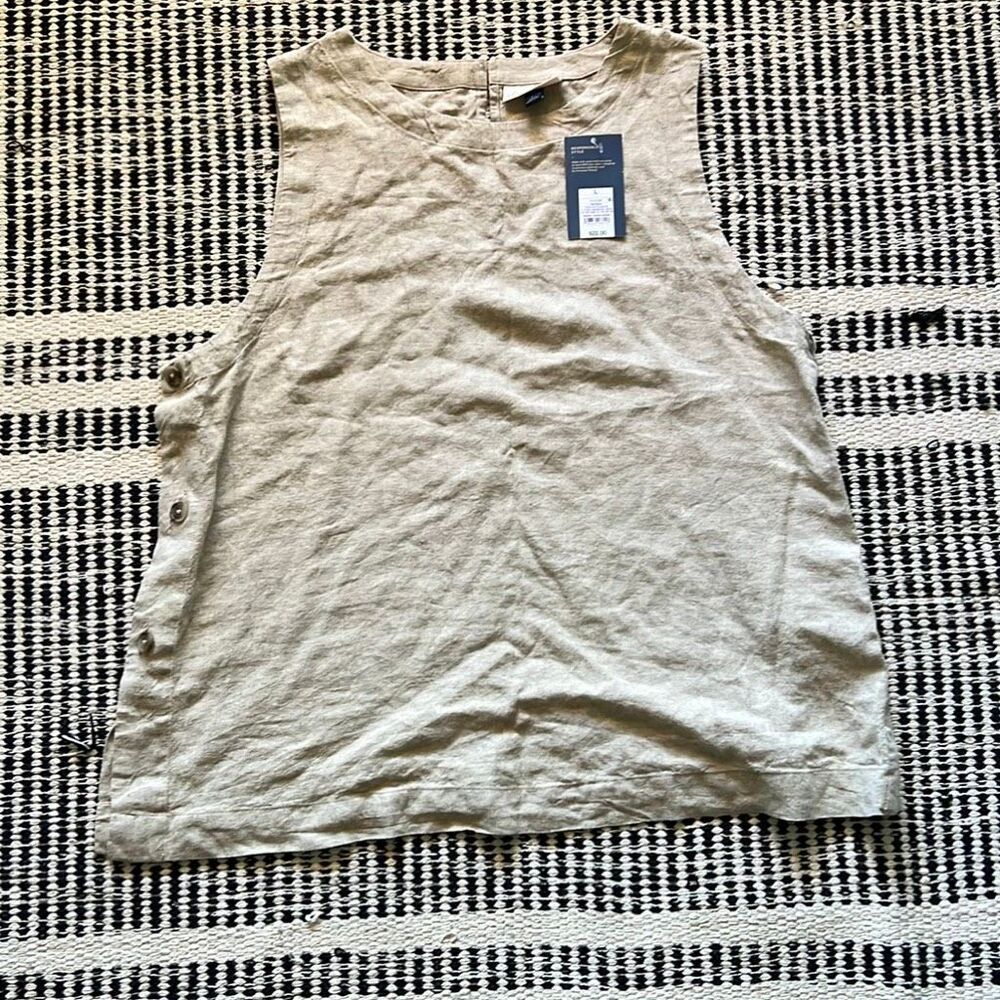 Universal Thread size large linen blouse NWT